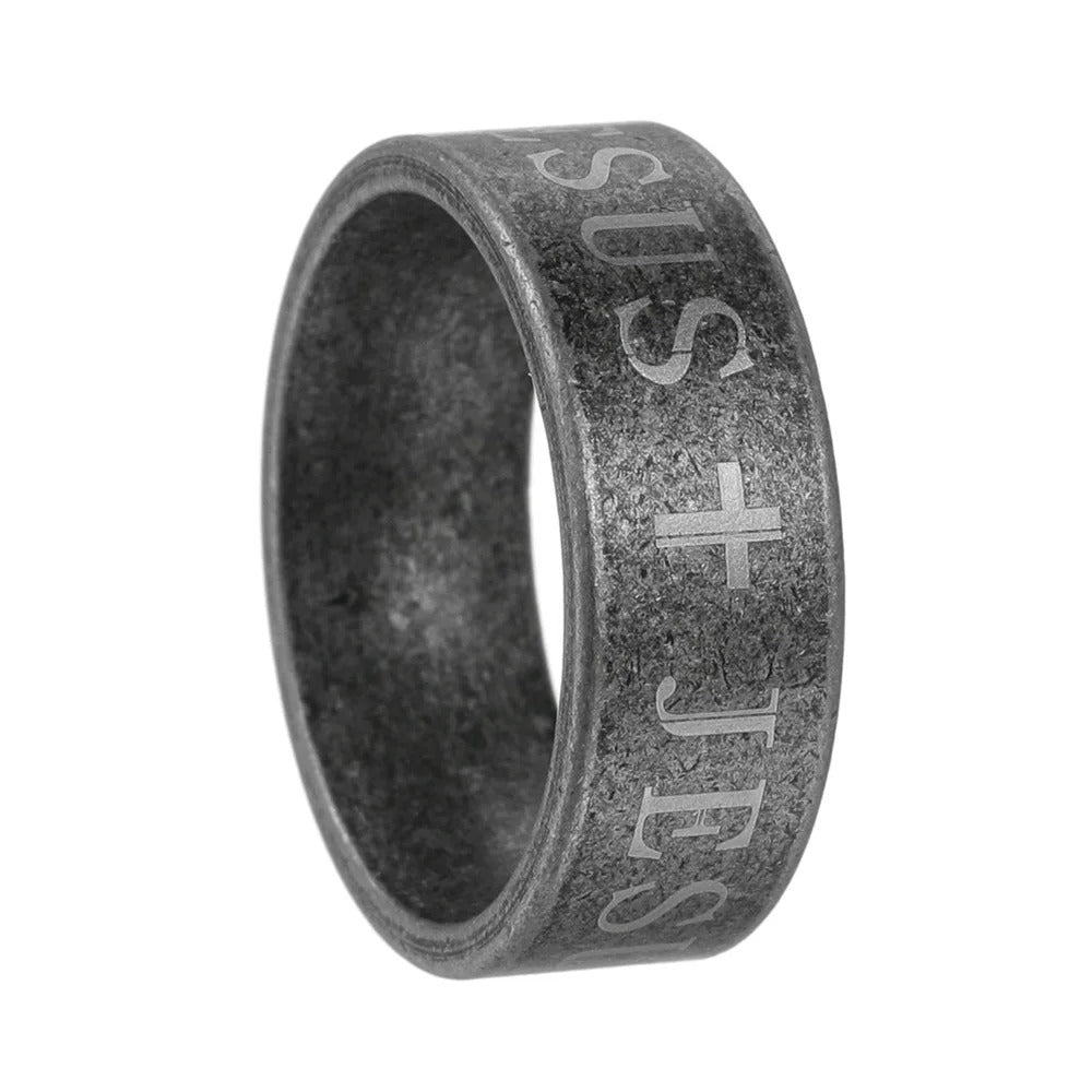 Godly Grind Minimalist Jesus Ring