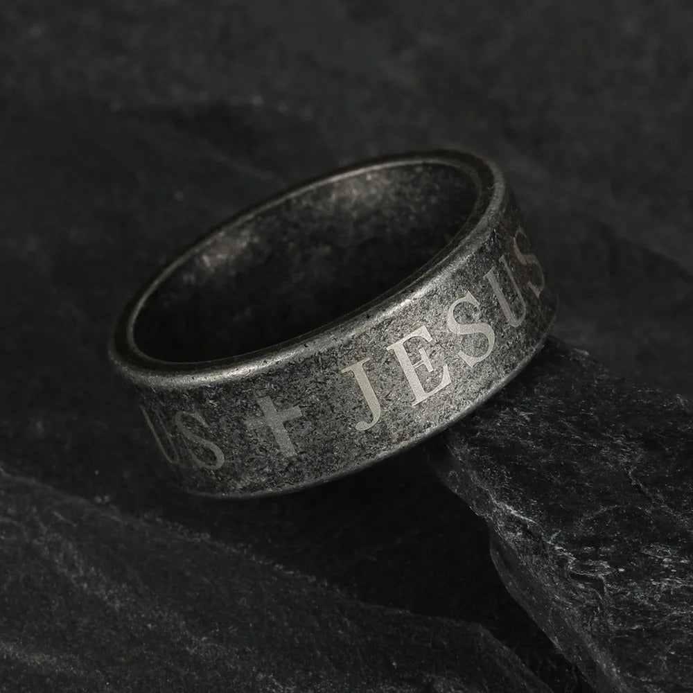 Godly Grind Minimalist Jesus Ring