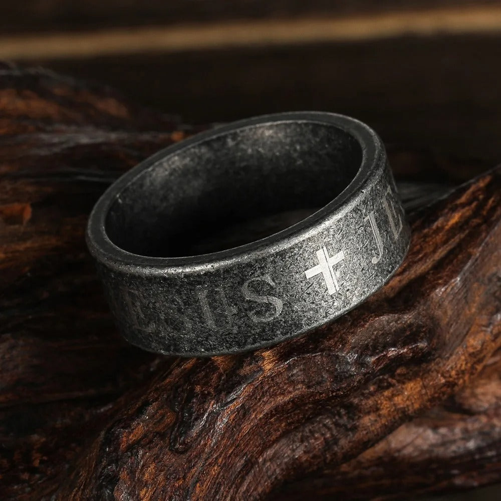 Godly Grind Minimalist Jesus Ring