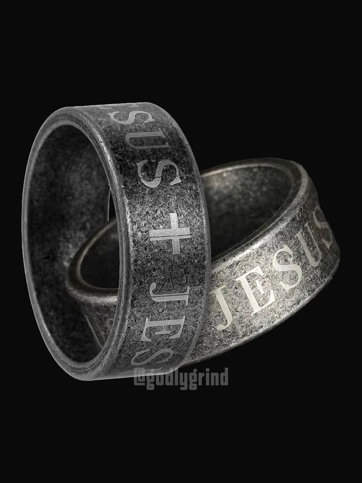 Godly Grind Minimalist Jesus Ring