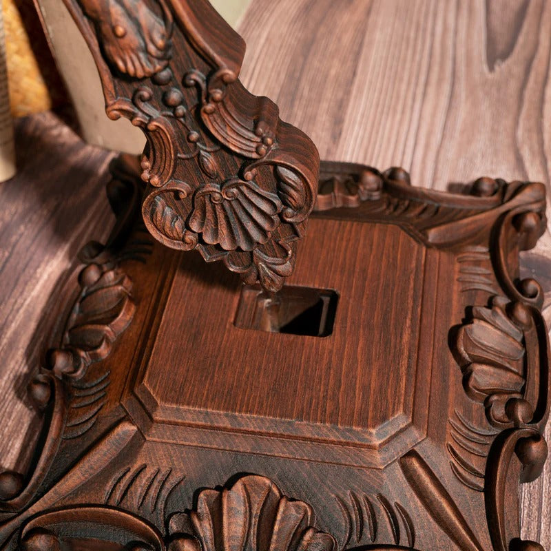 Godly Grind Wood carving of the Cross of the Order of Saint Benedict