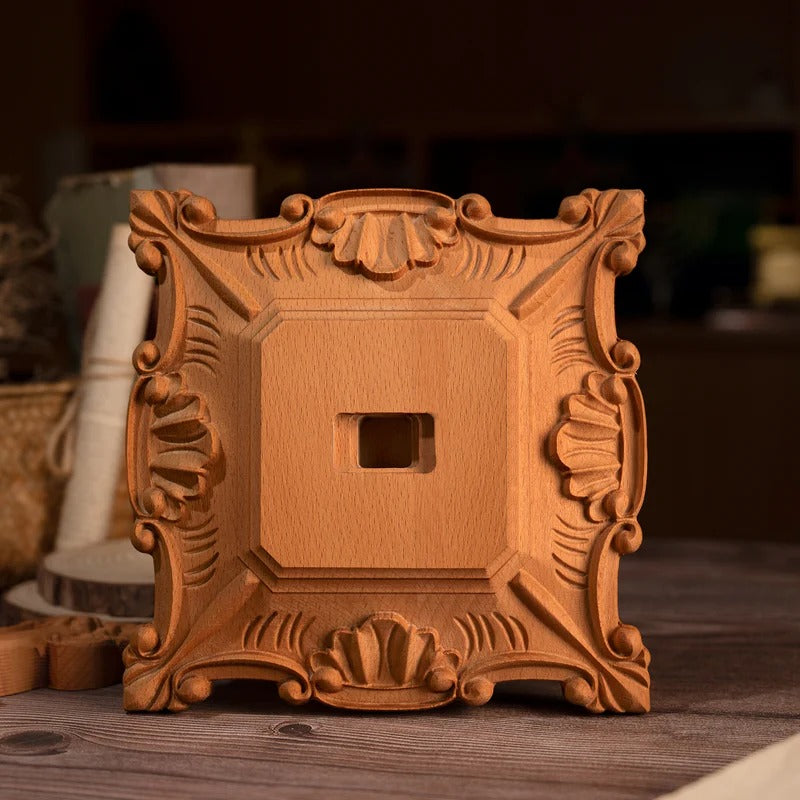 Godly Grind Wood carving of the Cross of the Order of Saint Benedict