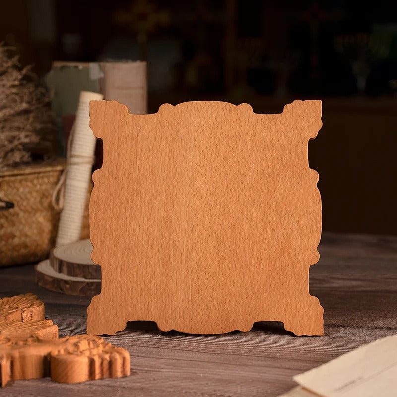 Godly Grind Wood carving of the Cross of the Order of Saint Benedict