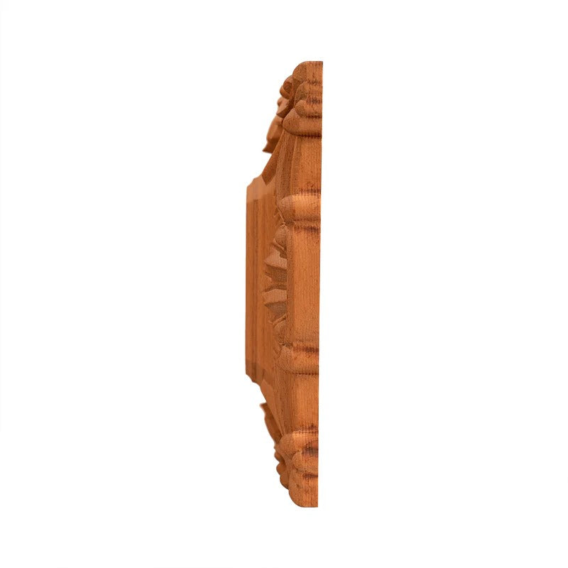 Godly Grind Wood carving of the Cross of the Order of Saint Benedict