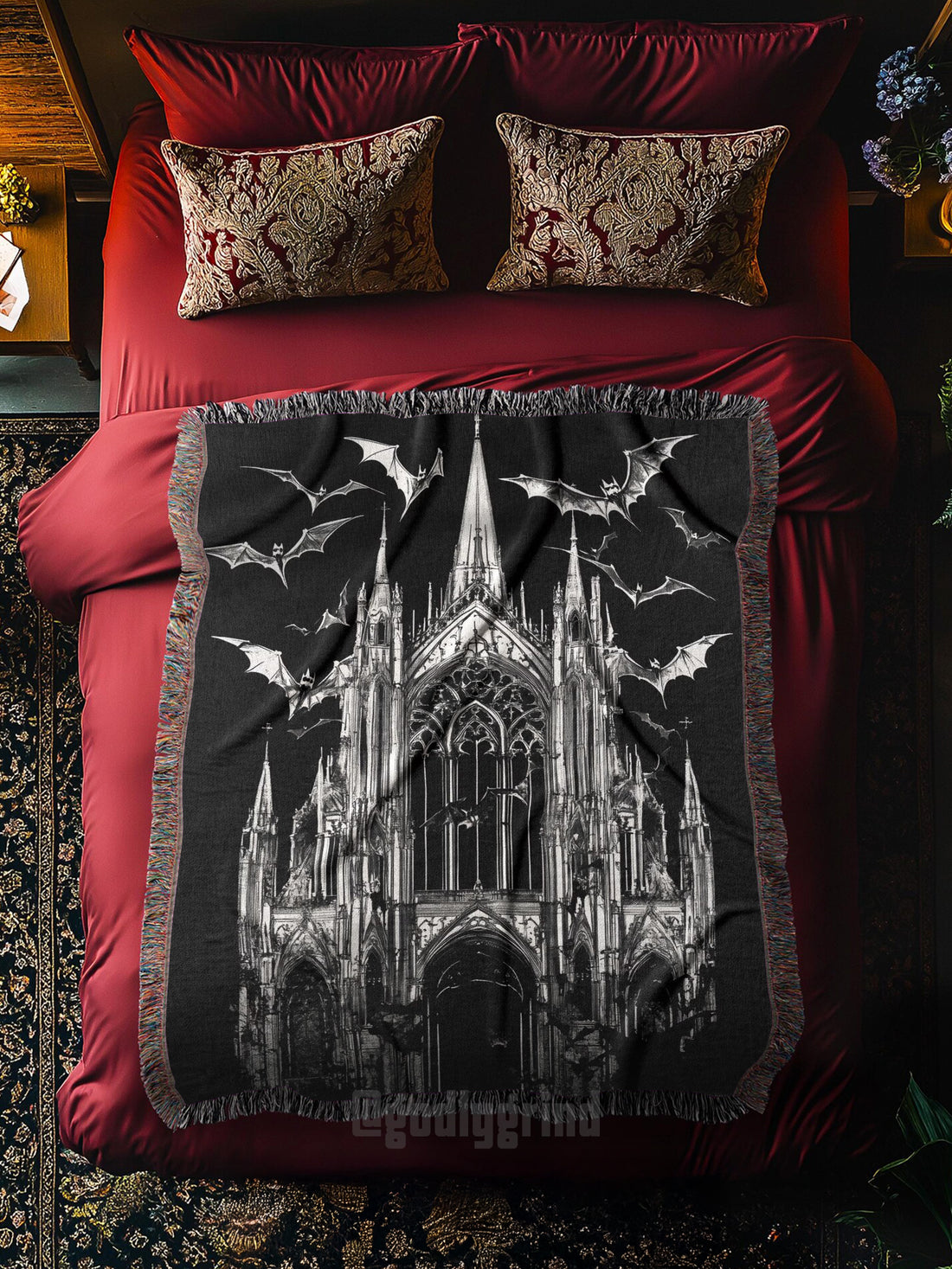 Gothic Cathedral Woven Blanket