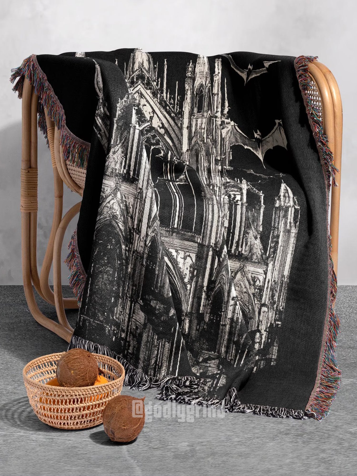 Gothic Cathedral Woven Blanket
