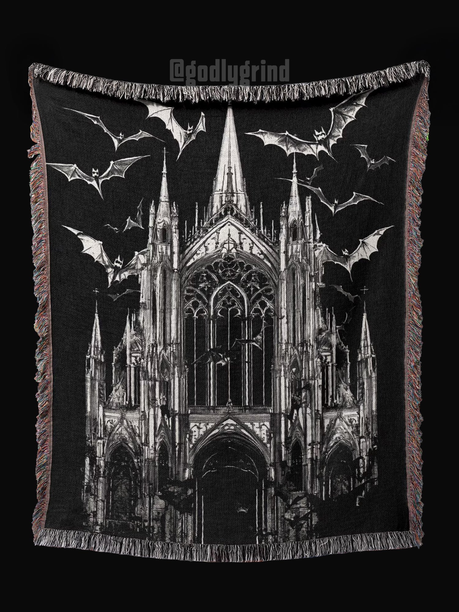 Gothic Cathedral Woven Blanket