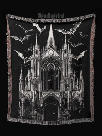 Gothic Cathedral Woven Blanket