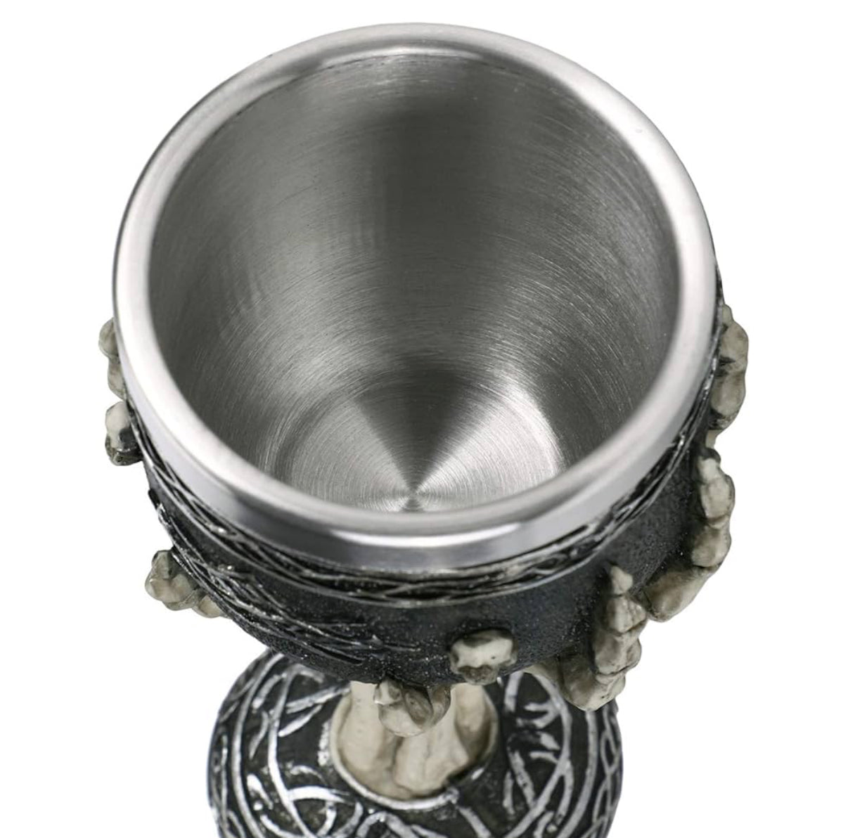 Gothic Goblet Day Of The Dead Skeleton Skull Wine Cup