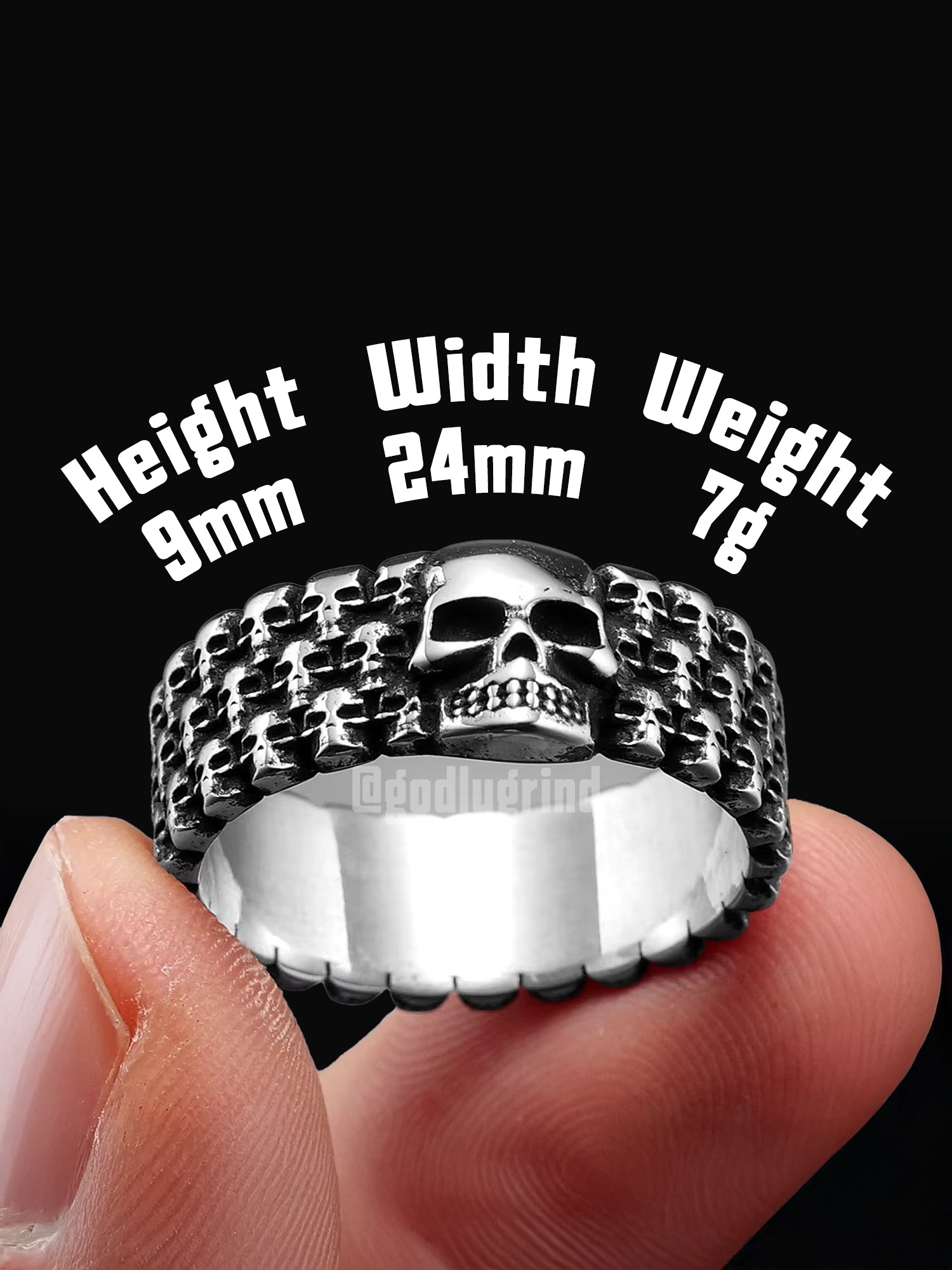 Hell Skull Rings