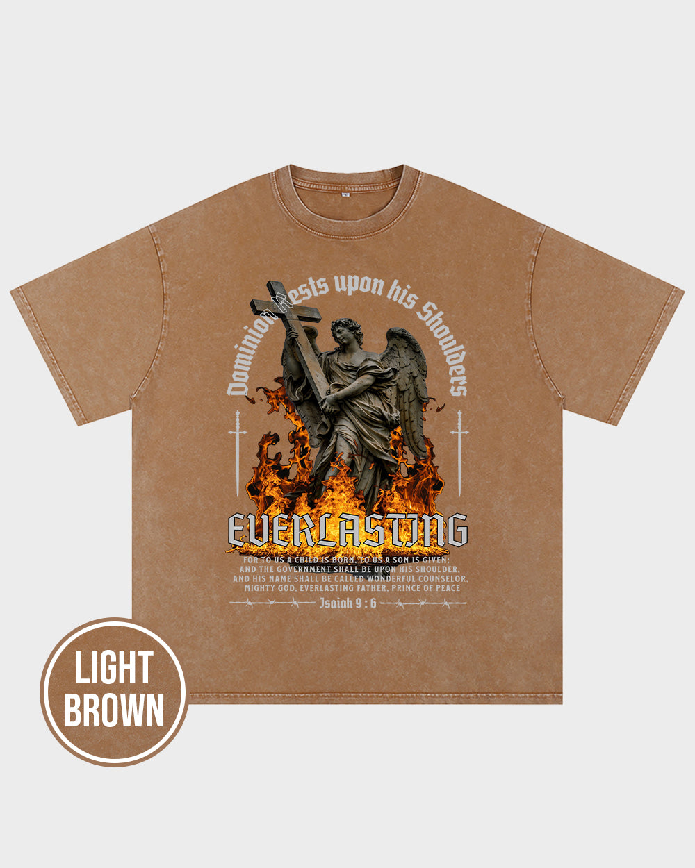 Everlasting Acid Wash Tshirt - Godlygrind