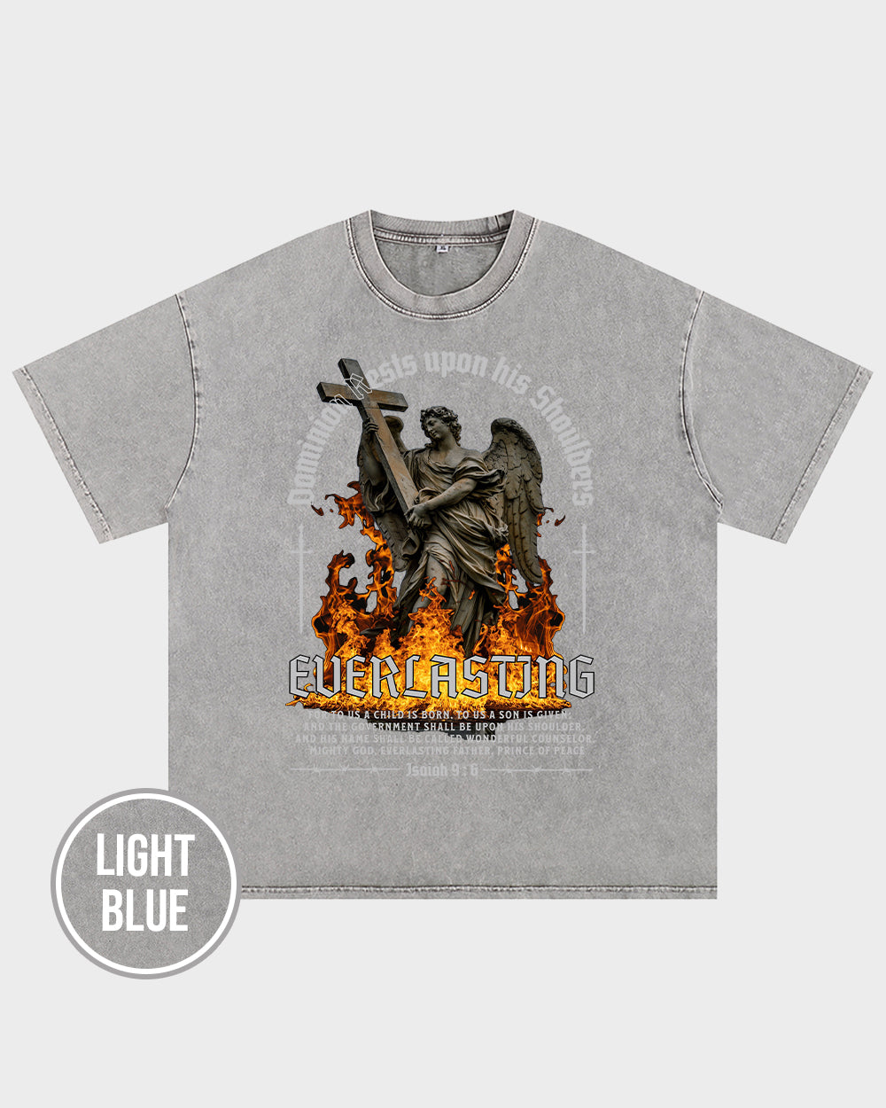 Everlasting Acid Wash Tshirt - Godlygrind