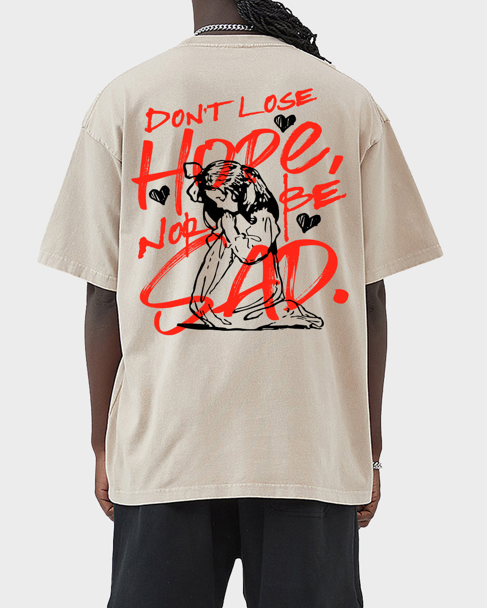 Faith-Don't lose hope Acid Wash Tshirt - Godlygrind