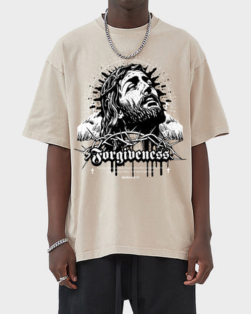 Forgiveness Acid Wash Tshirt - Godlygrind
