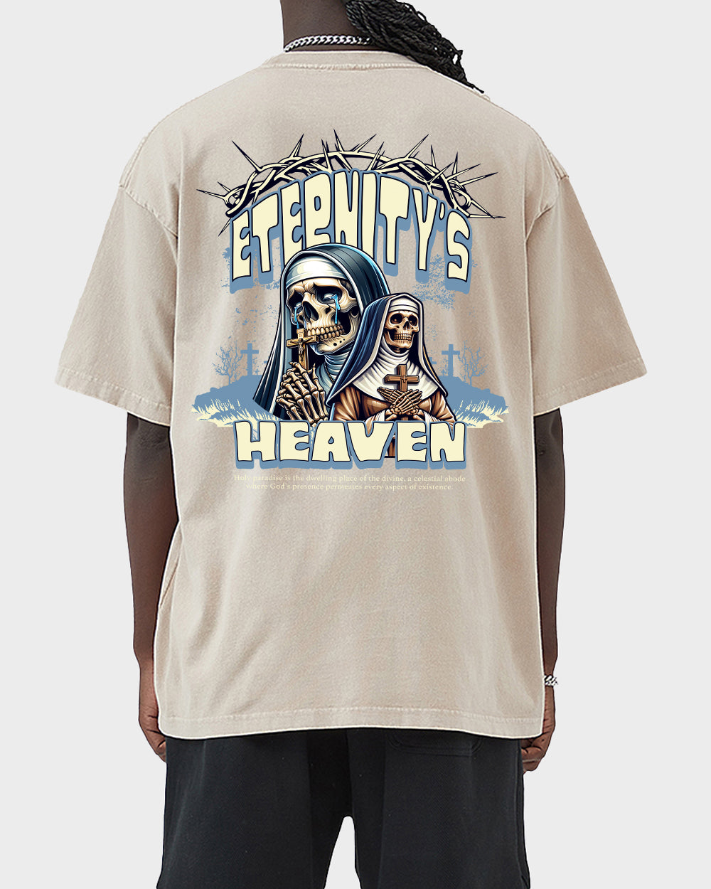 Eternity's Heaven Acid Wash Tshirt - Godlygrind