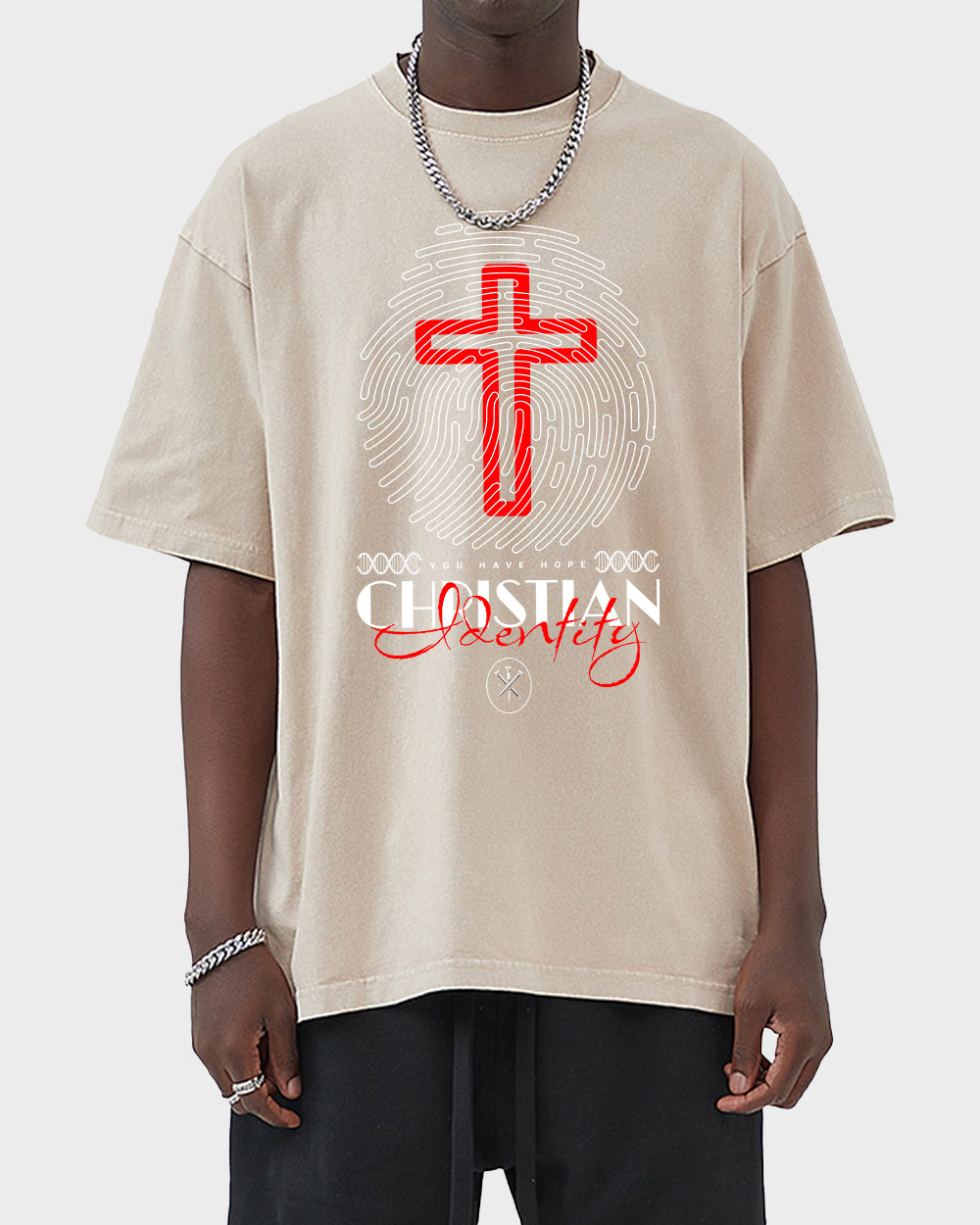 Chistian Identity Acid Wash Tshirt - Godlygrind
