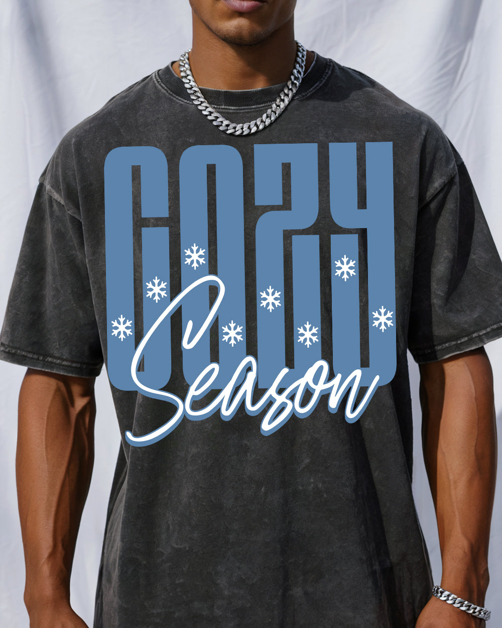Cozy Season Acid Wash Tshirt - Godlygrind