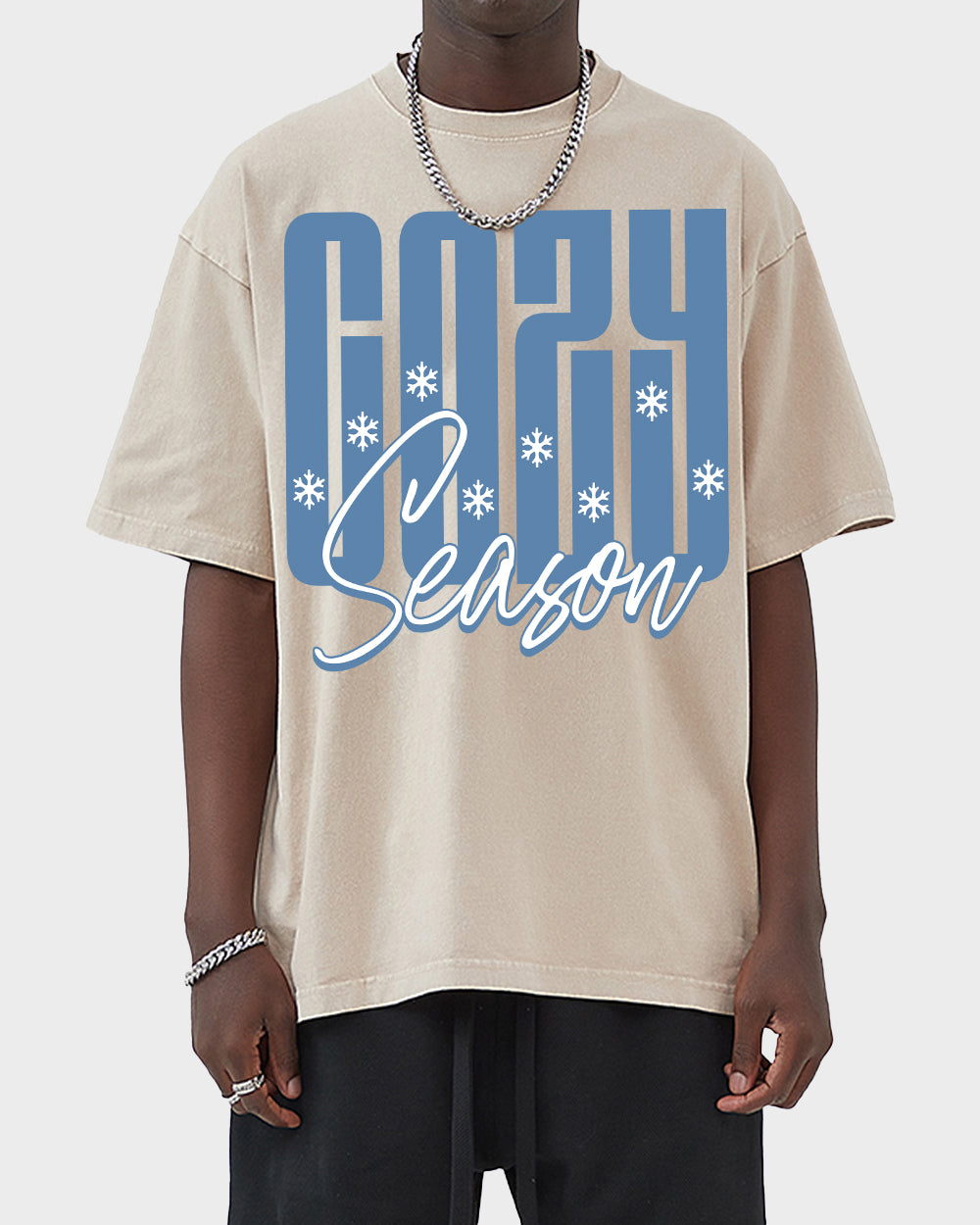 Cozy Season Acid Wash Tshirt - Godlygrind