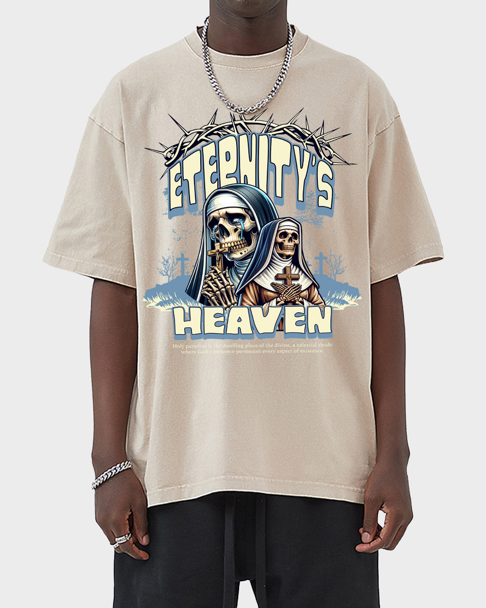Eternity's Heaven Acid Wash Tshirt - Godlygrind