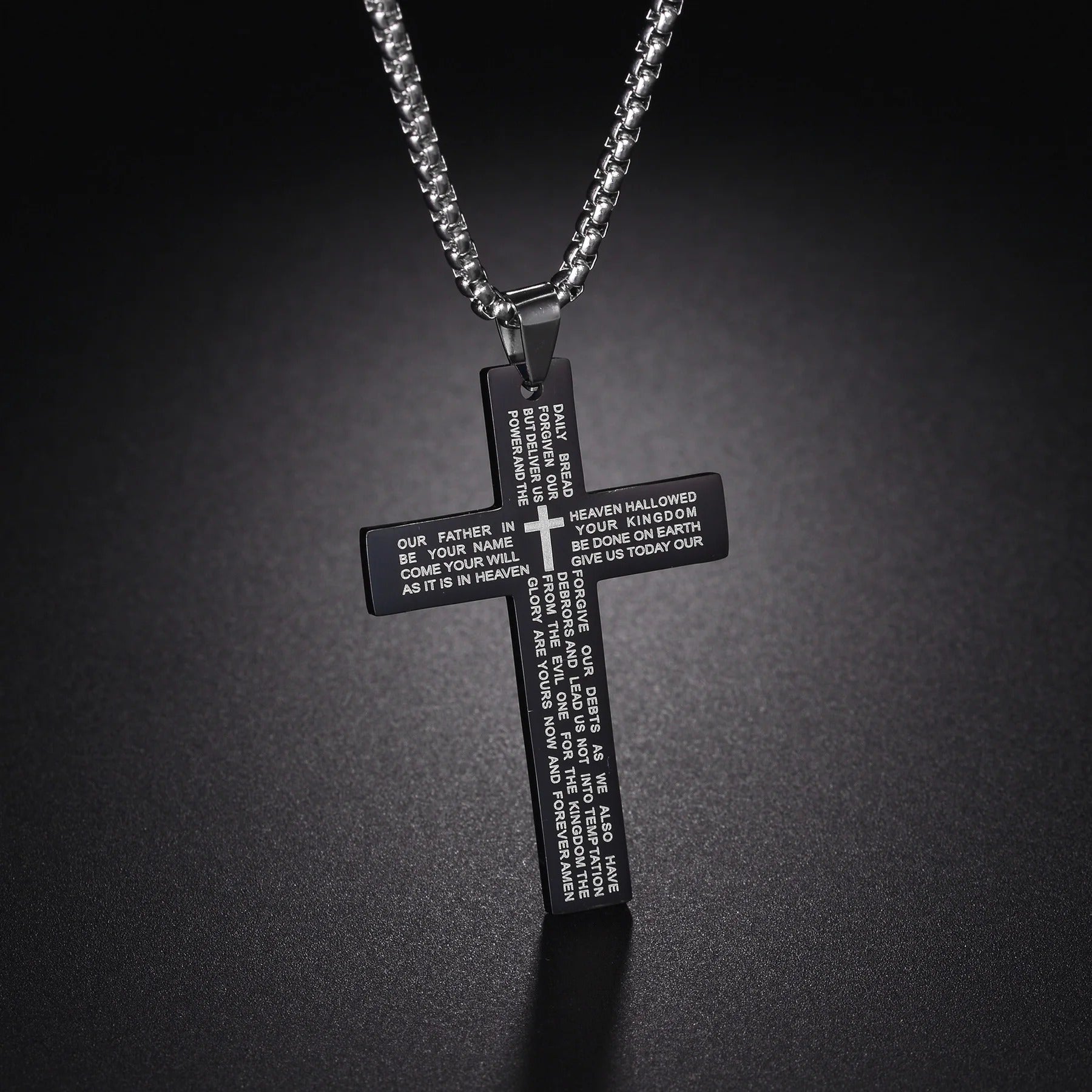 Minimalist Prayer Cross - Godlygrind
