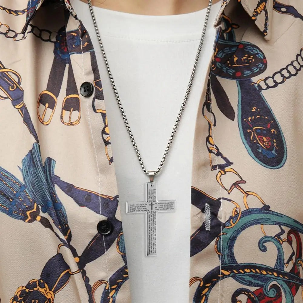 Minimalist Prayer Cross - Godlygrind