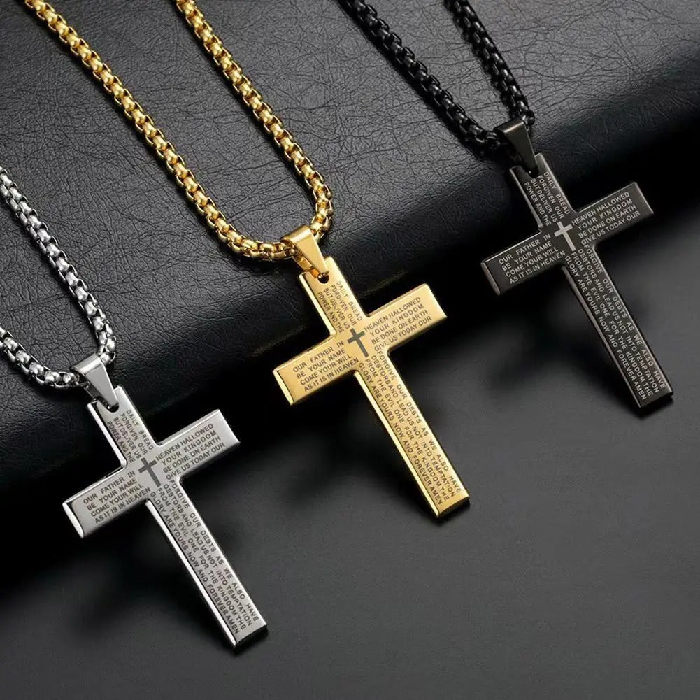 Minimalist Prayer Cross - Godlygrind