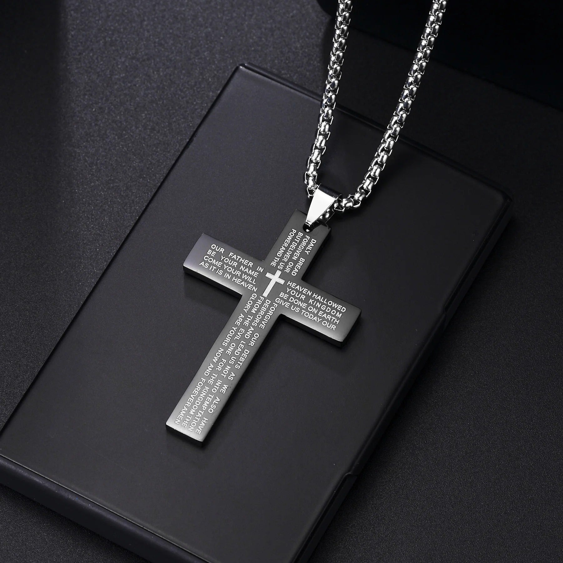 Minimalist Prayer Cross - Godlygrind