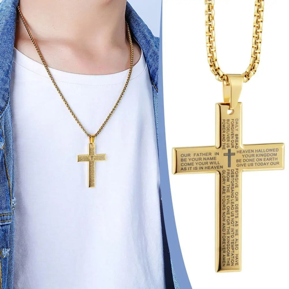 Minimalist Prayer Cross - Godlygrind