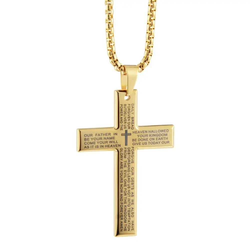 Minimalist Prayer Cross - Godlygrind