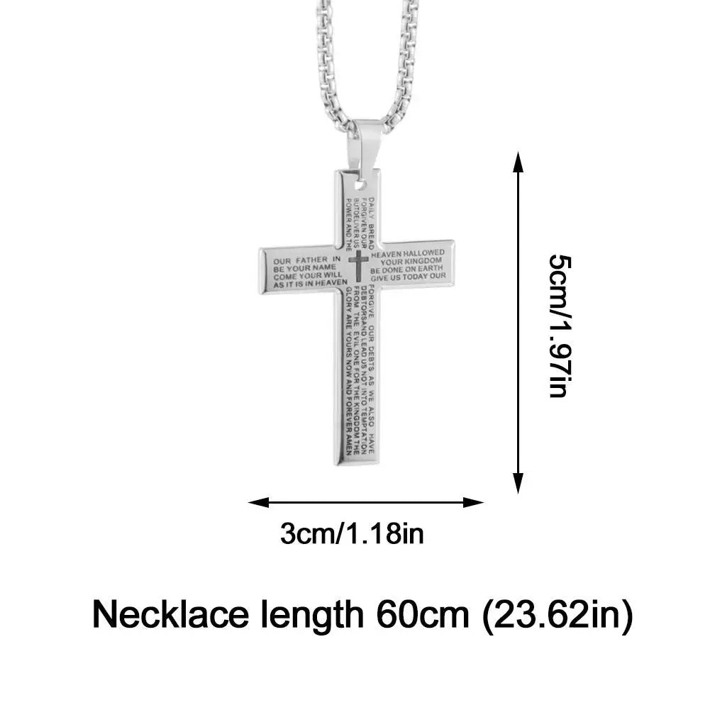 Minimalist Prayer Cross - Godlygrind