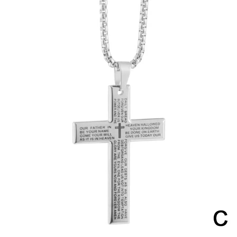 Minimalist Prayer Cross - Godlygrind
