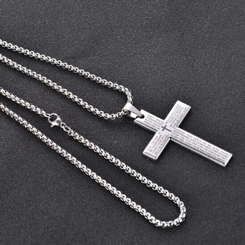 Minimalist Prayer Cross - Godlygrind