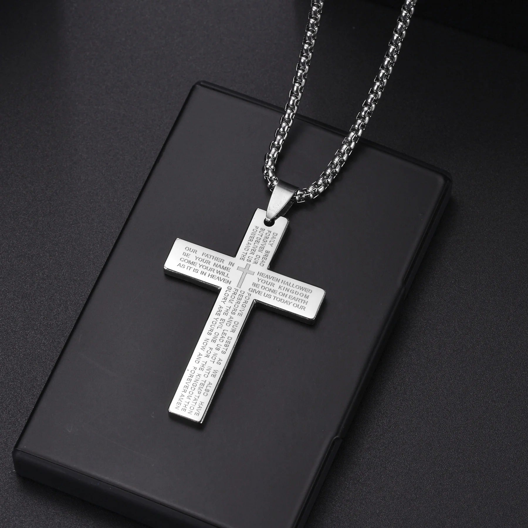 Minimalist Prayer Cross - Godlygrind