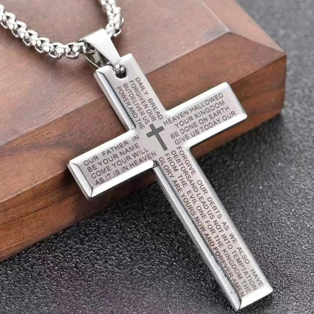 Minimalist Prayer Cross - Godlygrind