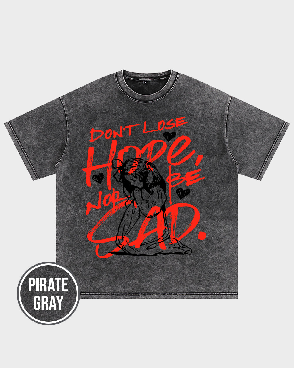 Faith-Don't lose hope Acid Wash Tshirt - Godlygrind