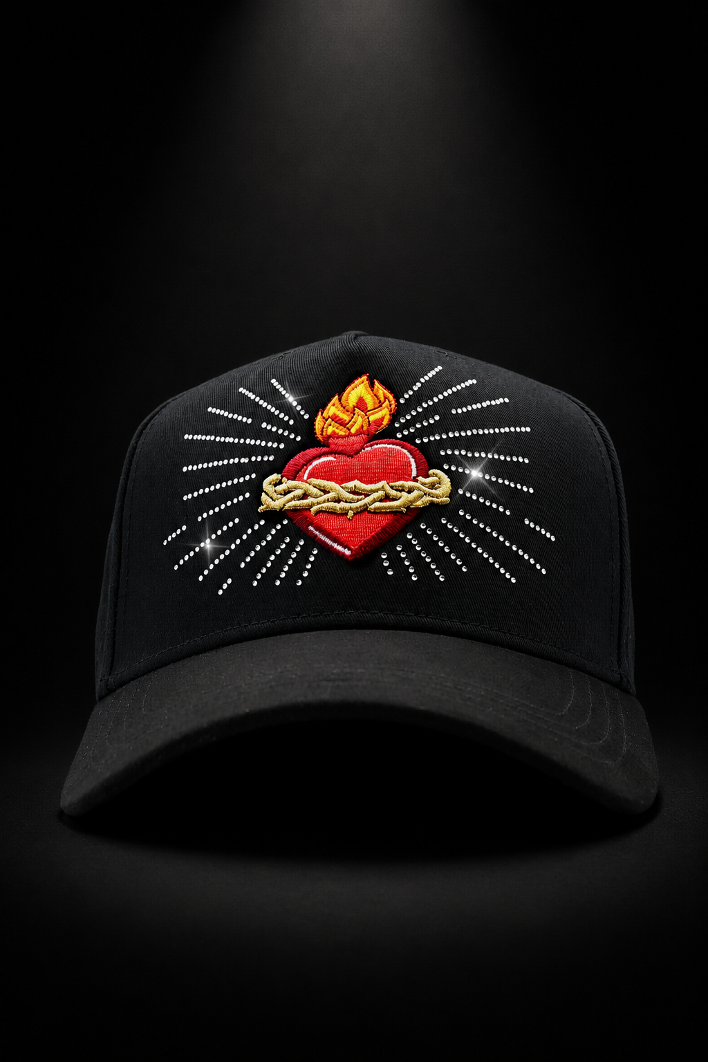 Sacred Heart Black Cap