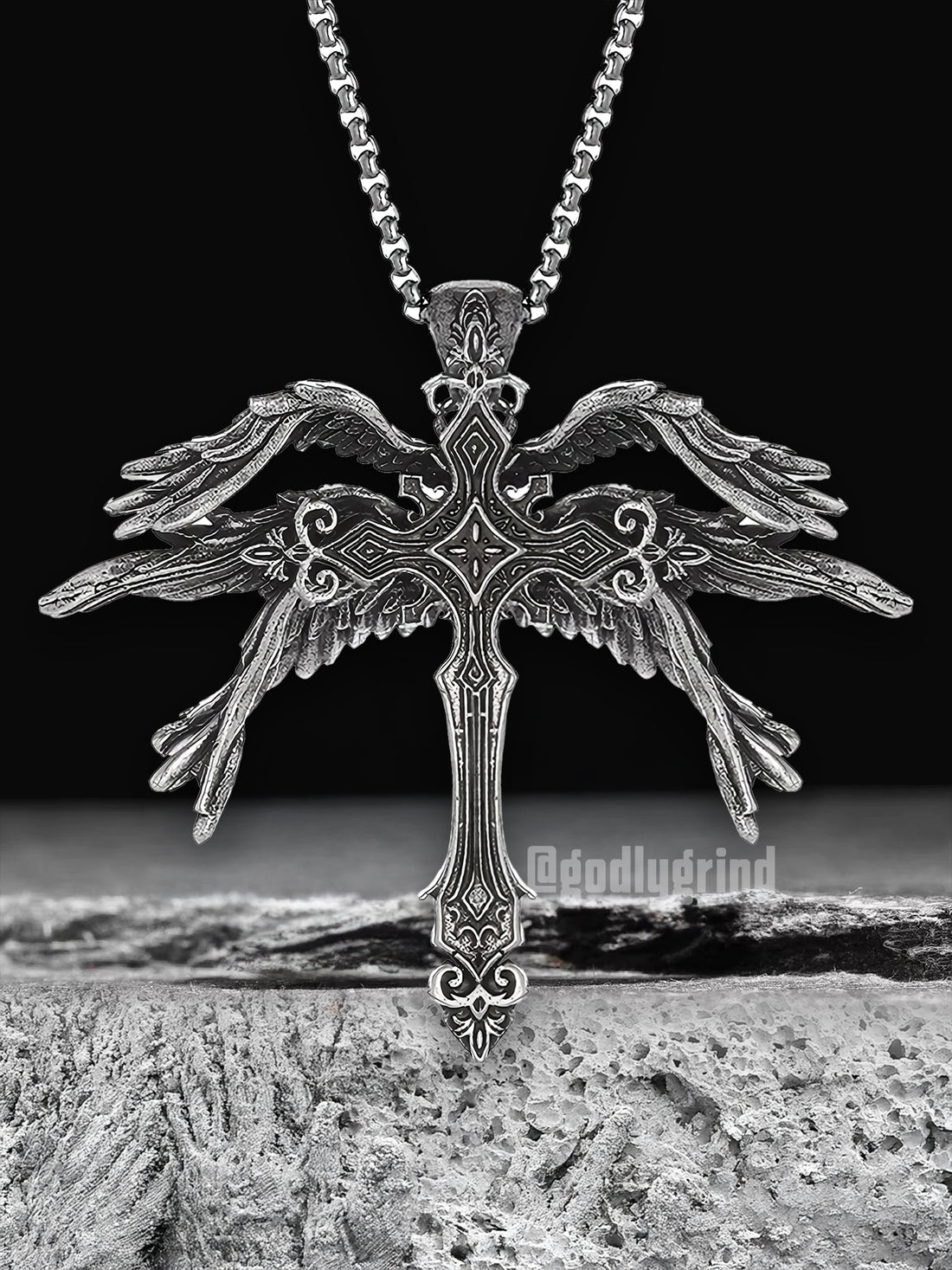 Seraphic Cross Necklace