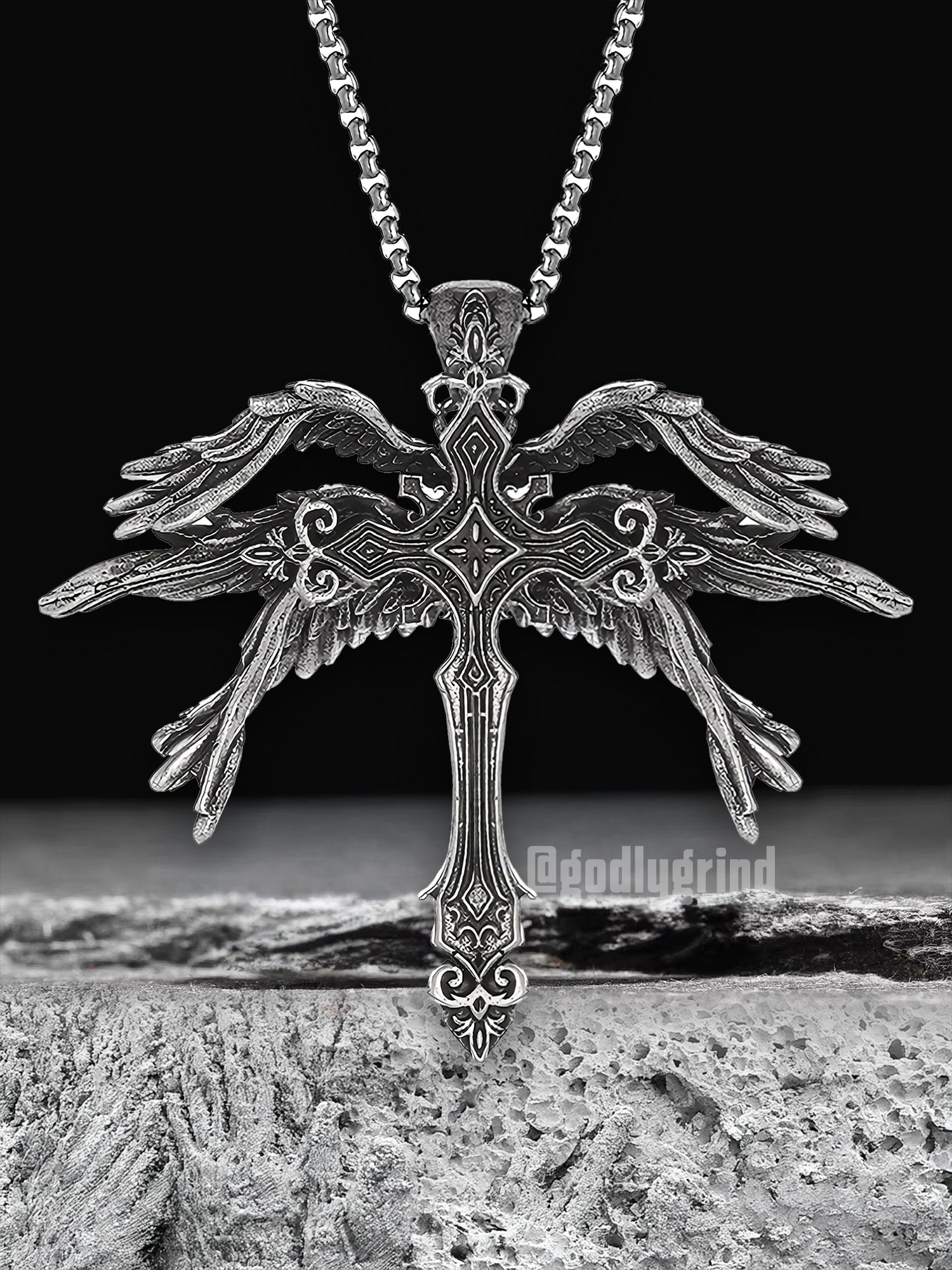Seraphic Cross Necklace