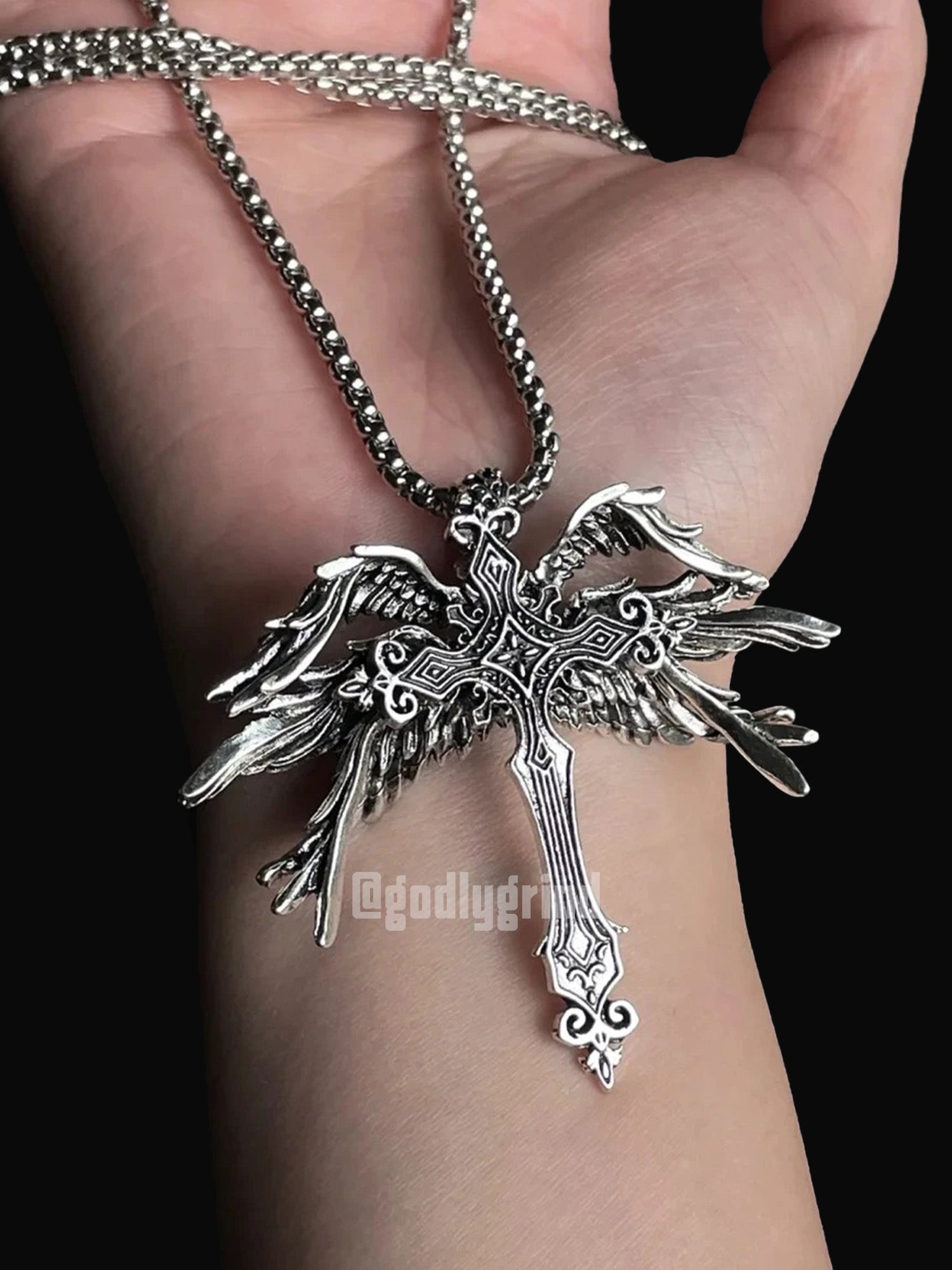 Seraphic Cross Necklace