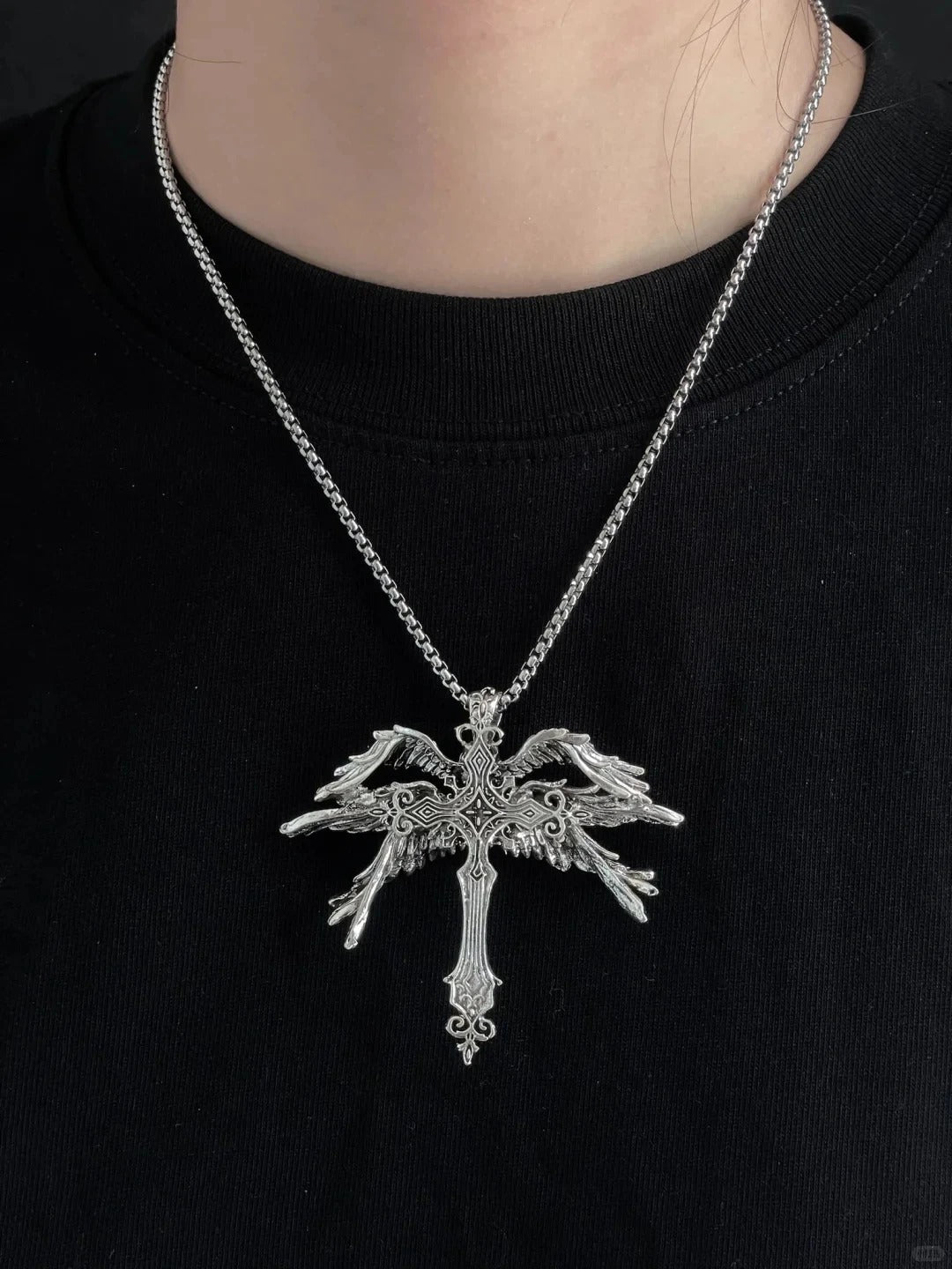 Seraphic Cross Necklace - Godlygrind