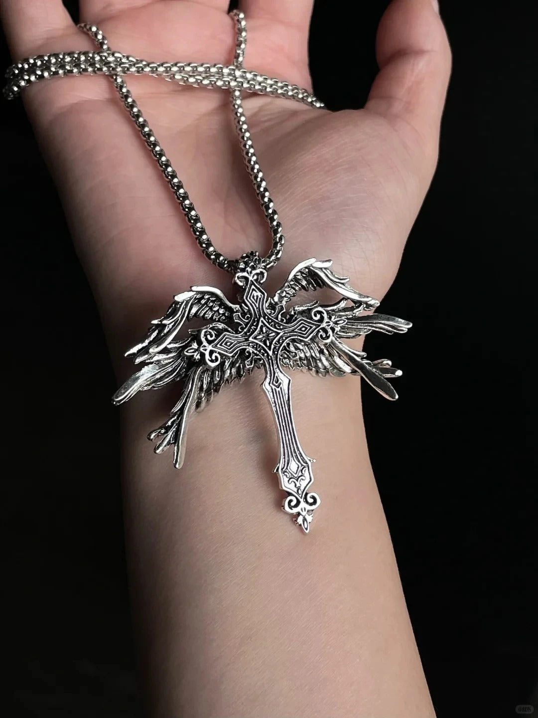 Seraphic Cross Necklace - Godlygrind