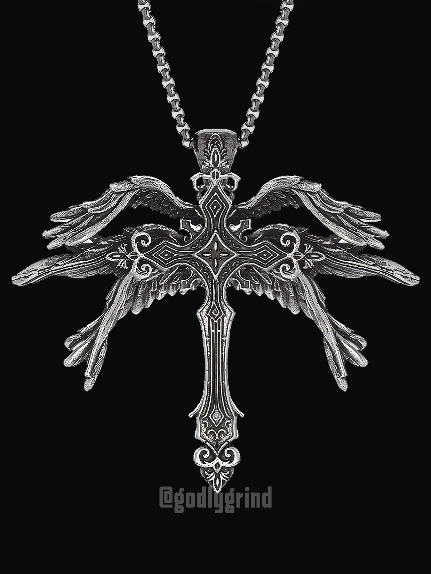 Seraphic Cross Necklace