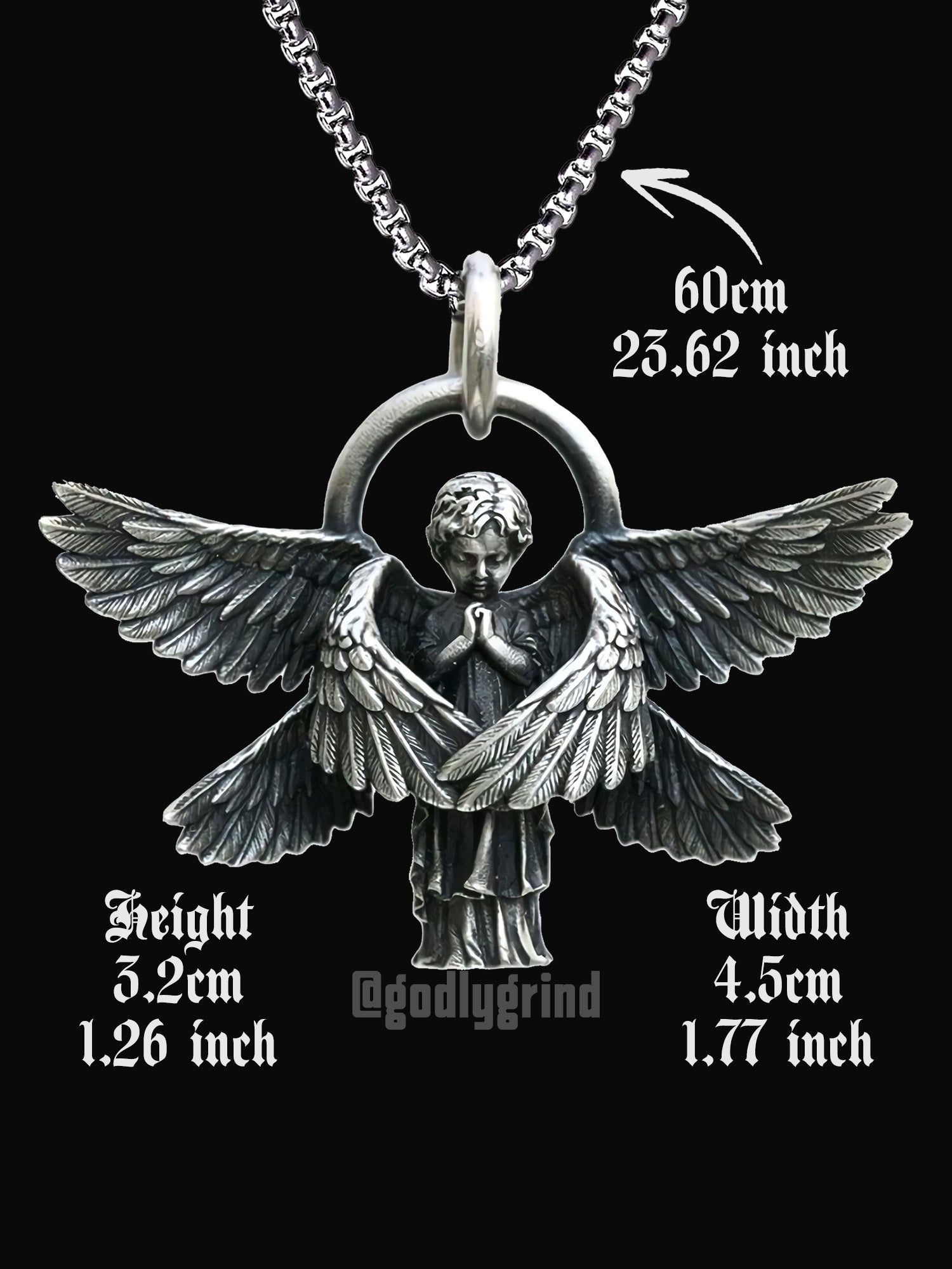 Godly Grind Seraphic Guard Good Luck Necklace