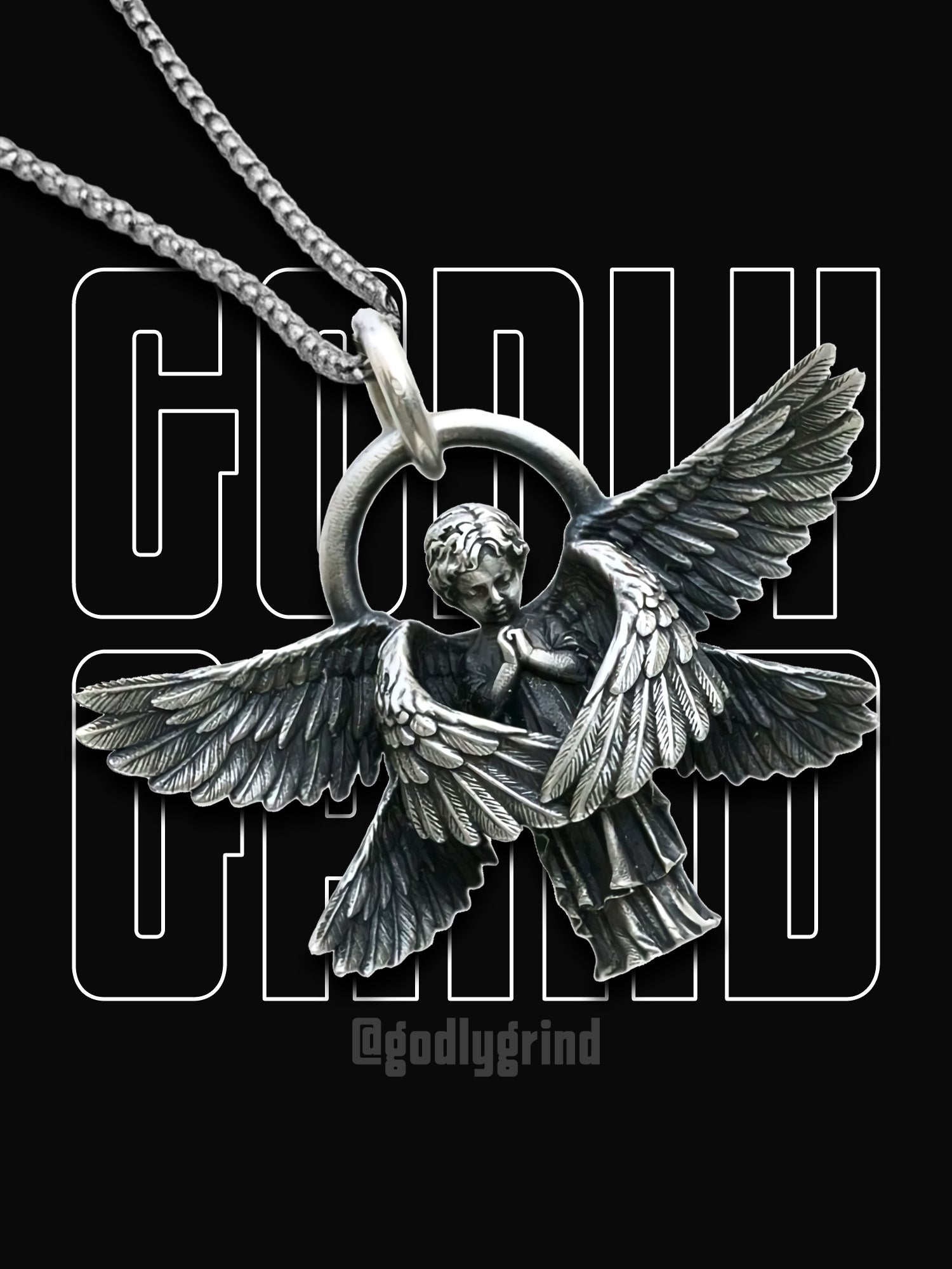 Godly Grind Seraphic Guard Good Luck Necklace