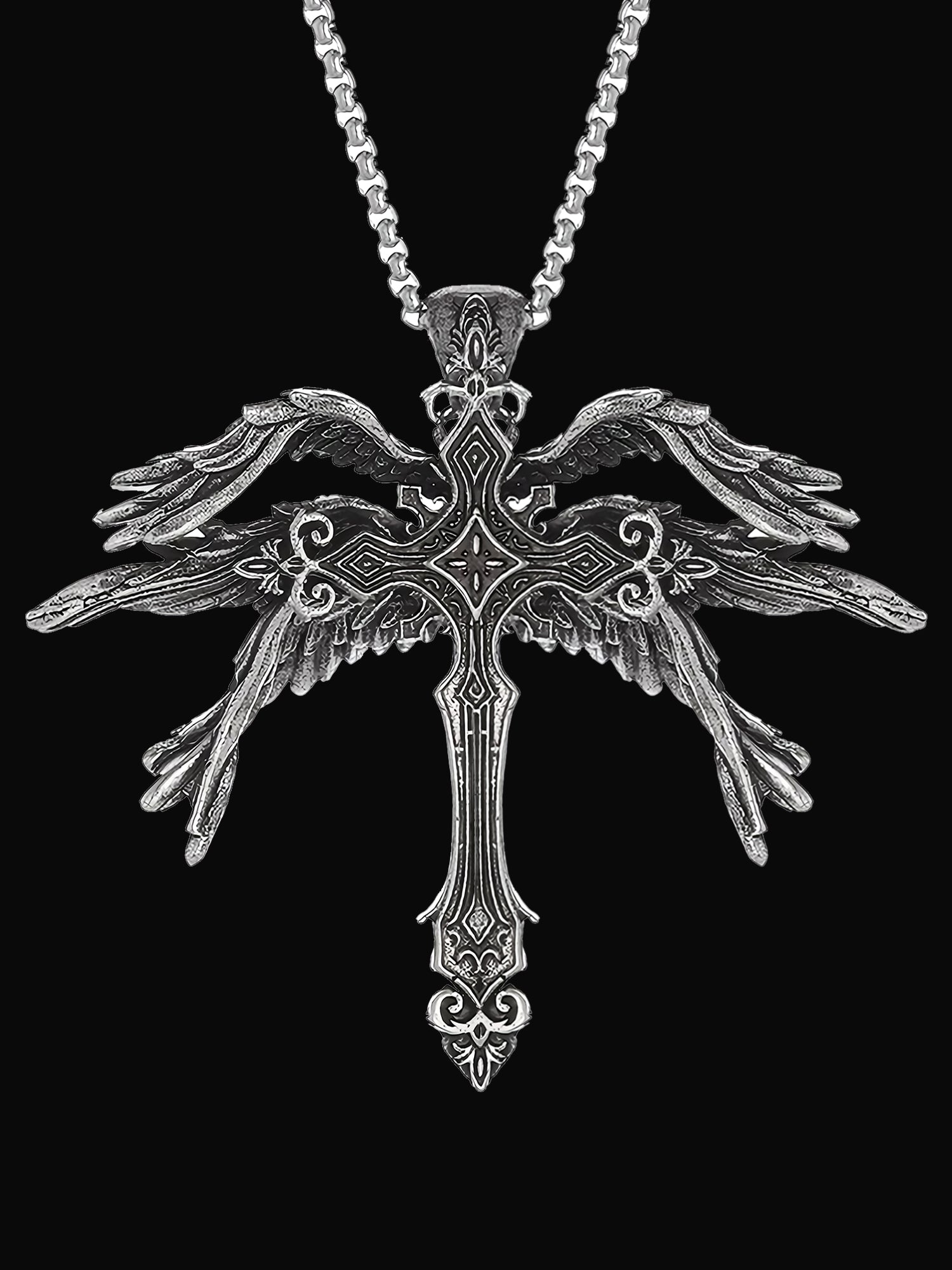 Seraphic Cross Necklace