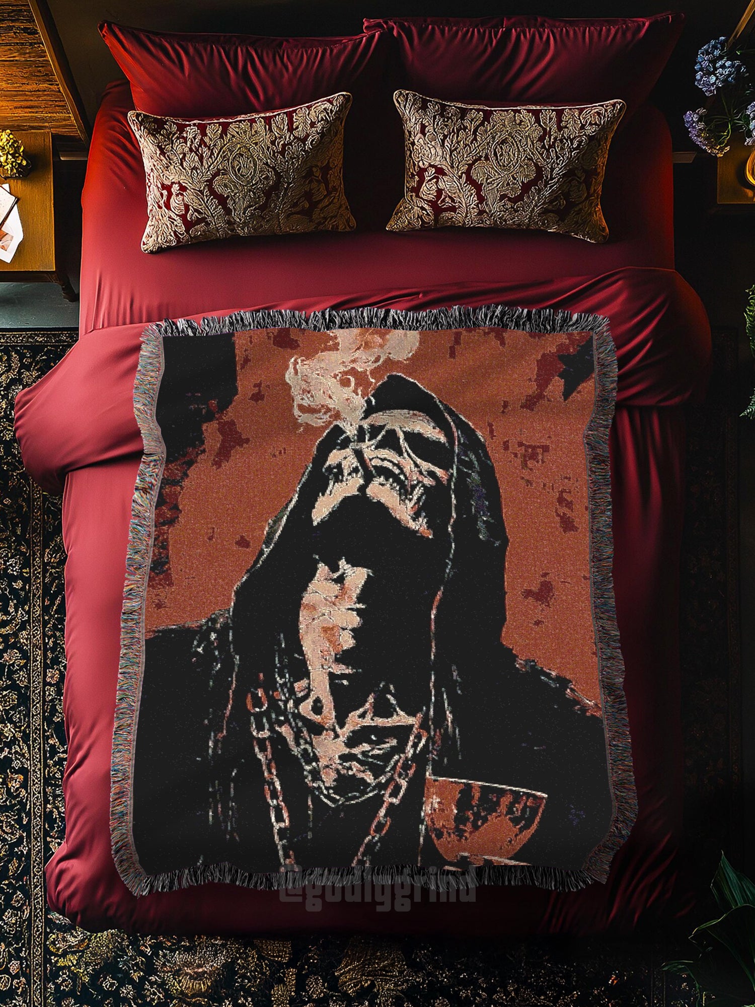 Smoking Reaper Blanket