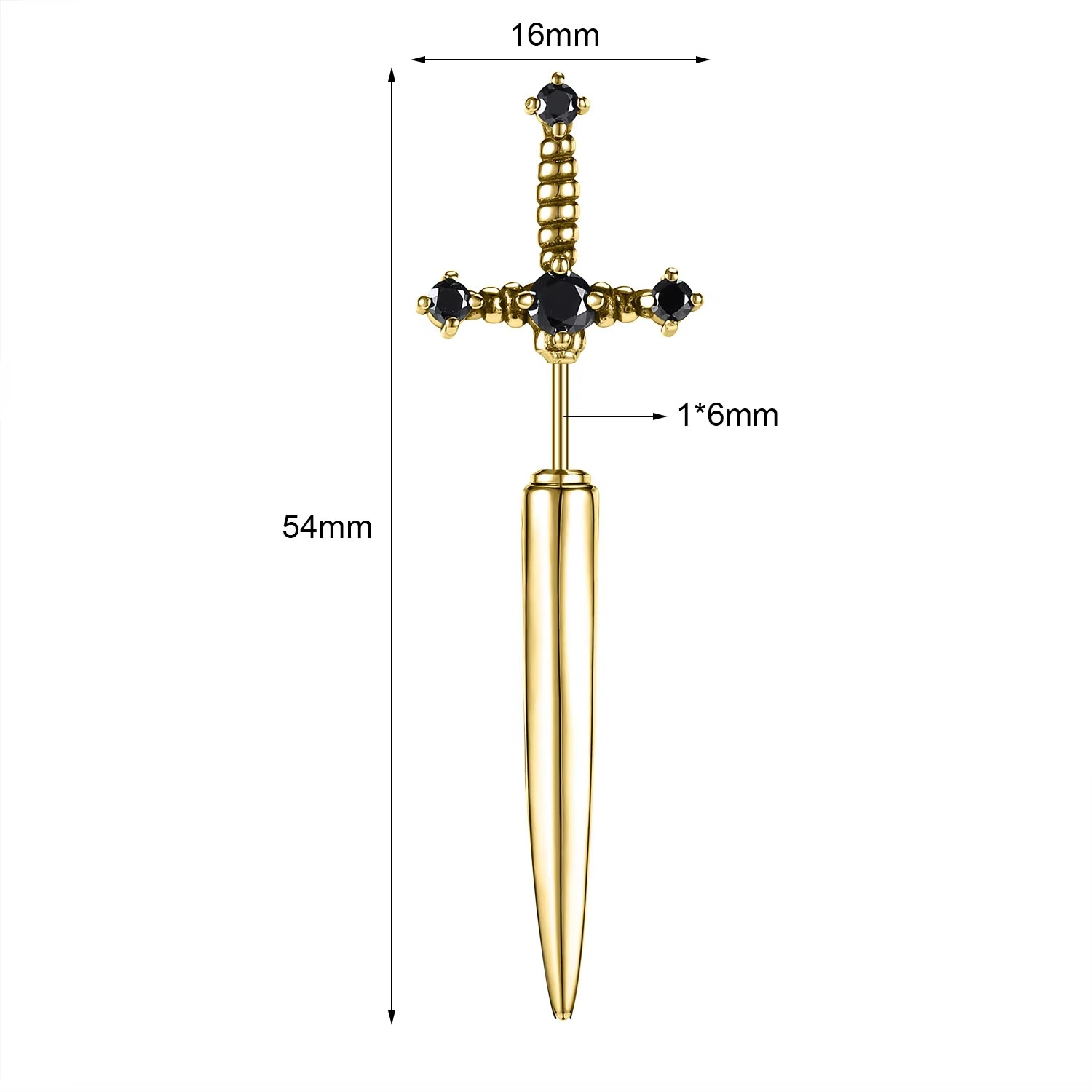 Sword Earrings