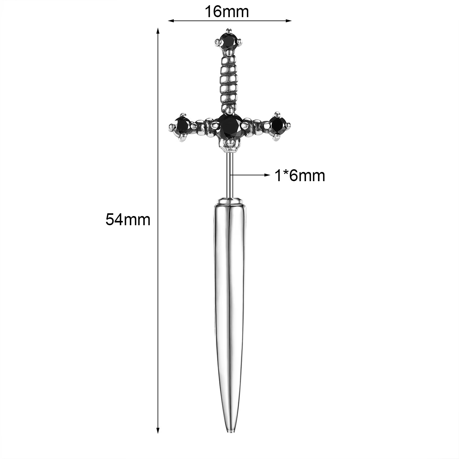 Sword Earrings