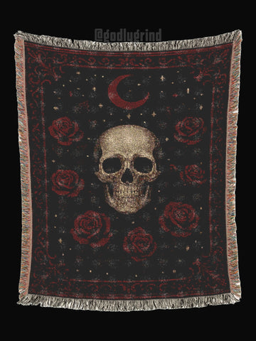 The Eternal Rose Woven Blanket