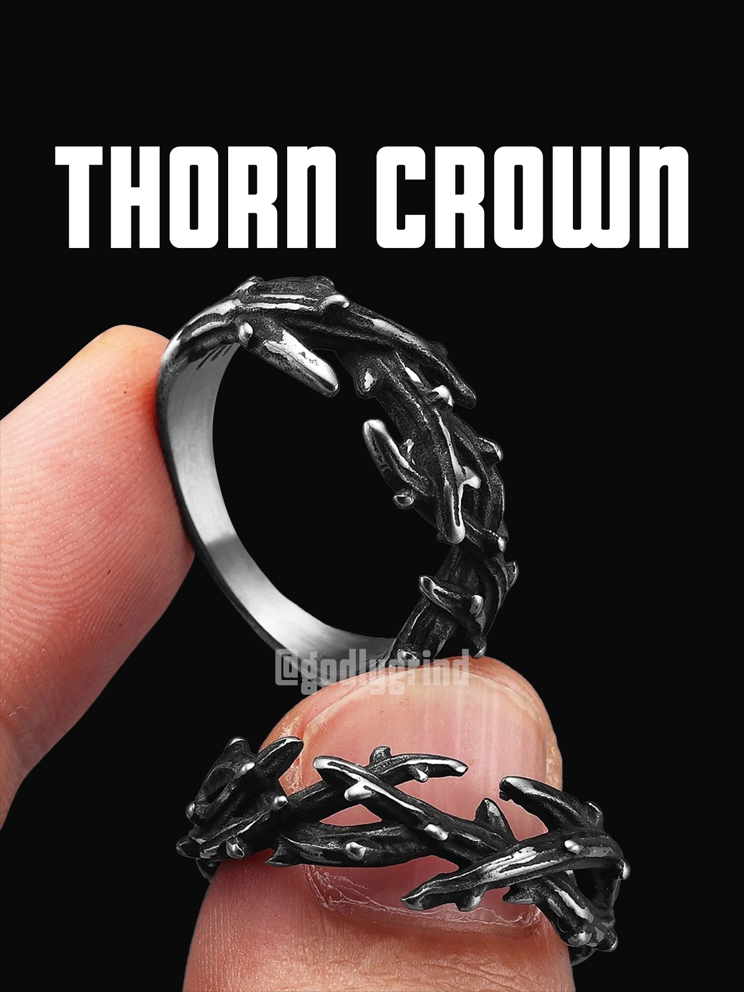 Thorn Crown Ring